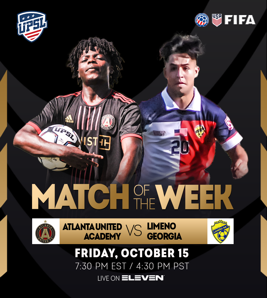UPSL Match of the Week: Atlanta United Academy vs. Limeno Georgia