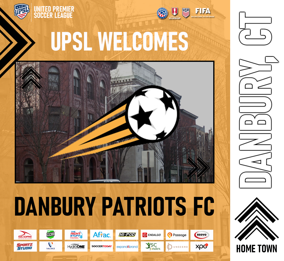 UPSL Announces Connecticut Expansion with Danbury Patriots FC