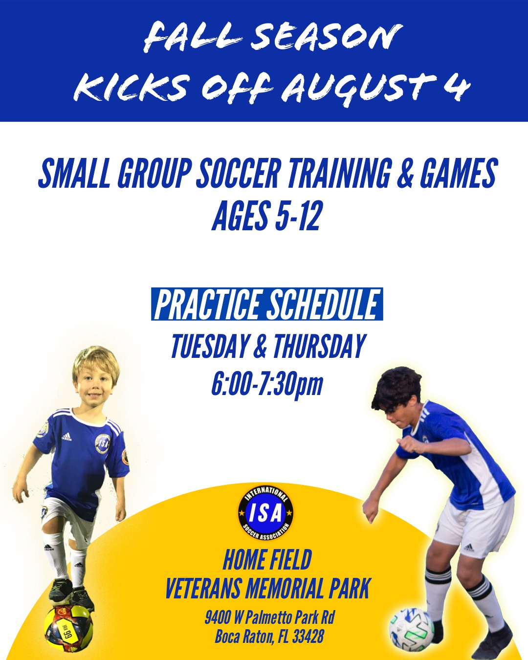 Boca Raton Soccer League International Soccer Association